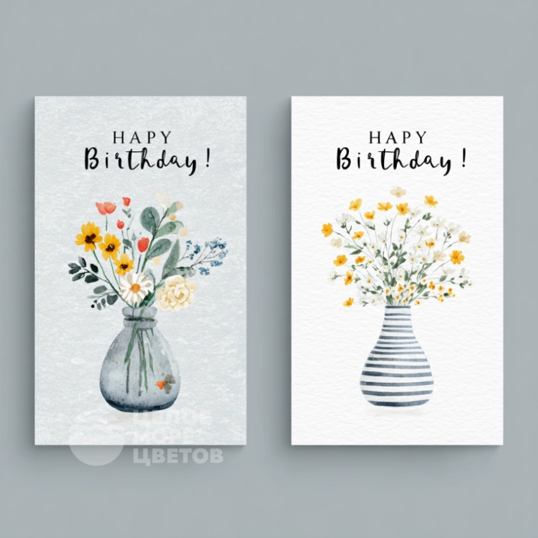 Открытка &laquo;С Днем Рождения&raquo;