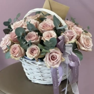 Корзина из 23 роз 0