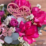 Композиция в шляпной коробке Романтика 2