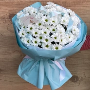 Букет Полина из хризантем 0