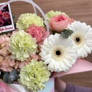 Композиция в сумочке Фисташковый десерт 2