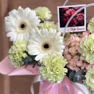 Композиция в сумочке Фисташковый десерт 1