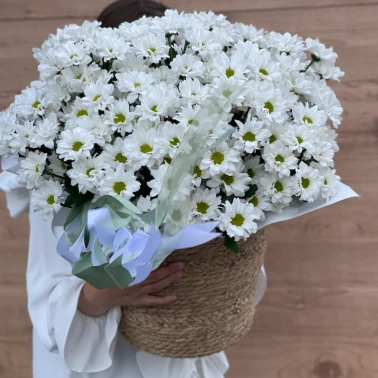 Корзина «Ромашковый рай»