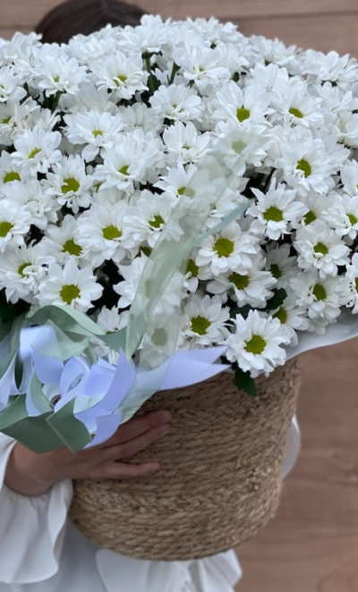 Корзина Ромашковый рай