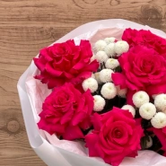 Букет малиновый йогурт 1