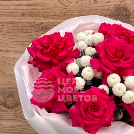 Букет малиновый йогурт