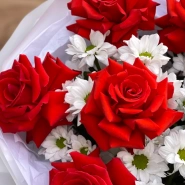 Букет клубника со сливками 2