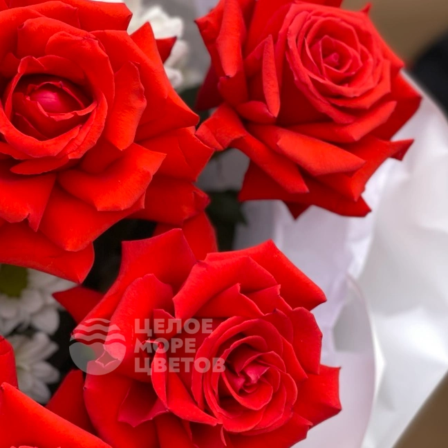 Букет клубника со сливками