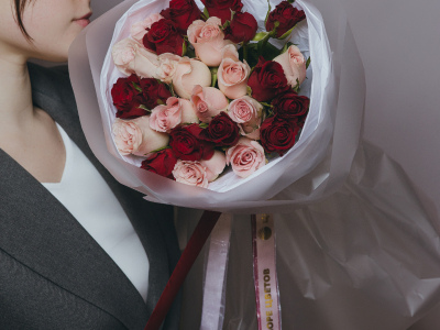 букет из роз 25 штдля любимой