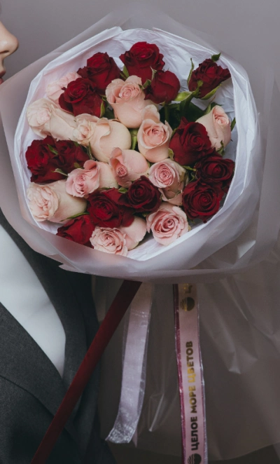 букет из роз 25 штдля любимой