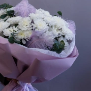 Букет из хризантем &laquo;Нежный ангел&raquo; 1