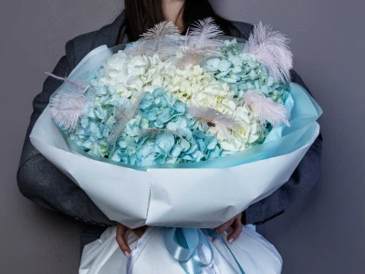 Букет «Анна Павлова» с гортензиями 