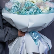 Букет &laquo;Анна Павлова&raquo; с гортензиями  2