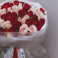 Букет из 51 кенийской розы  2