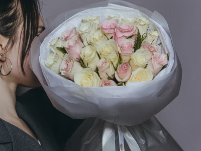 букет из кенийской розы 25шт