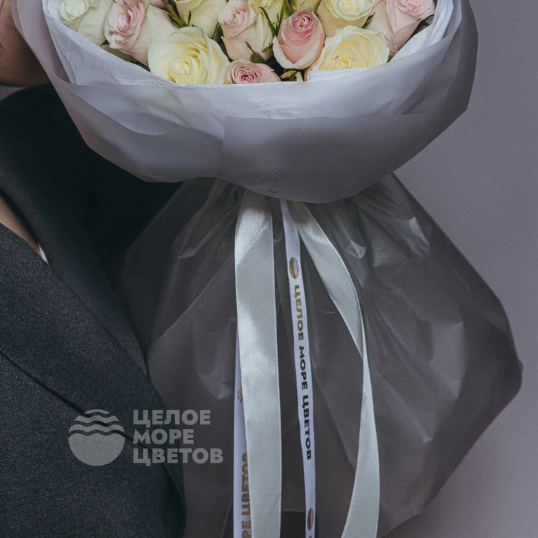 букет из кенийской розы 25шт