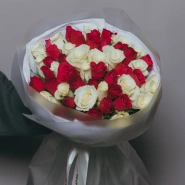 Букет из 51 розы Кения &laquo;Малинка&raquo; 0