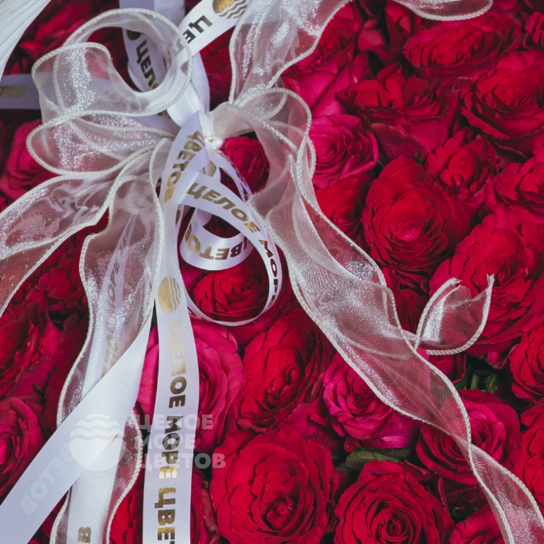 Корзина самой любимой 165роз