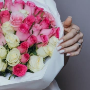 Букет из розы кения 51 &laquo;Розовое чудо&raquo; 2