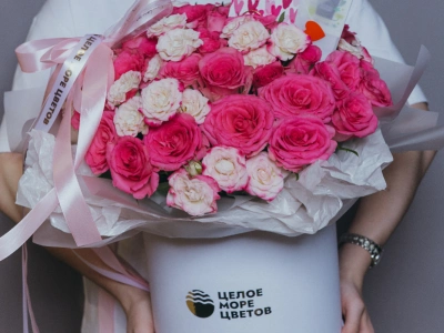 Композиция с розами «Само очарование»