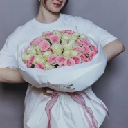 Букет из нежно розочек &laquo;Любаша&raquo; 0