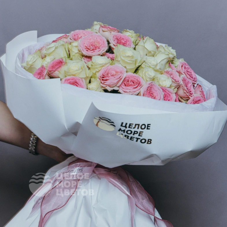 Букет из нежно розочек &laquo;Любаша&raquo;
