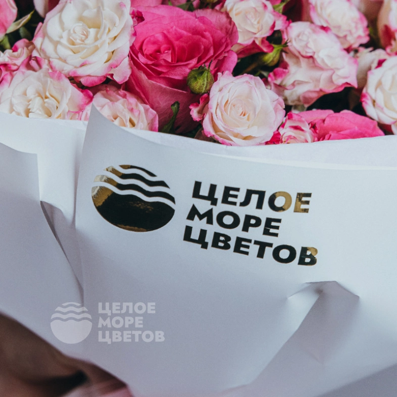 Букет из роз &laquo;Фламинго&raquo;