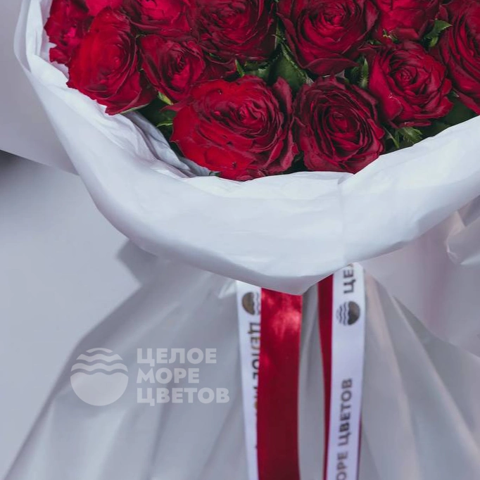 Букет красных роз &laquo;Для любимой&raquo; 