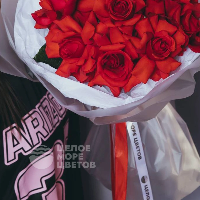 Букет из 9 французских роз Нина 