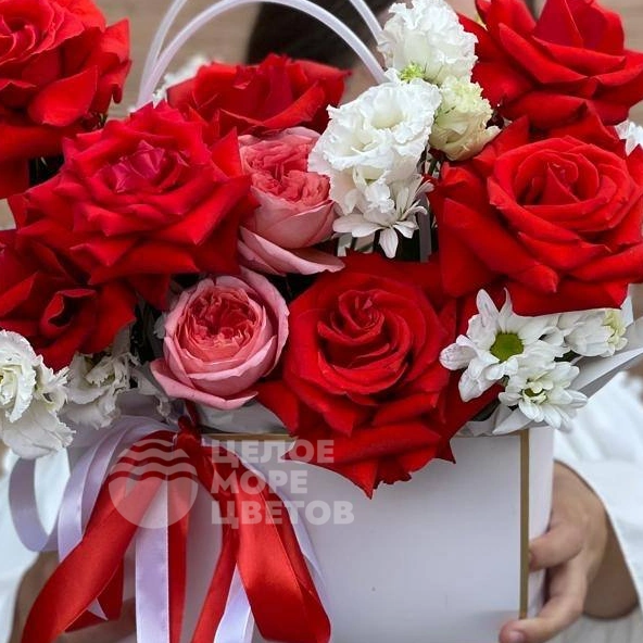 Композиция с французской розой Нина 