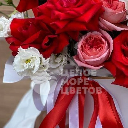 Композиция с французской розой Нина 