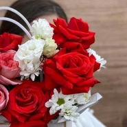 Композиция с французской розой Нина  2