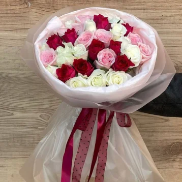 Букет из кенийской розочки 35 шт 