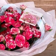 Букет из 9 кустовых роз 2