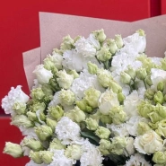 Букет из 21 эустомы  1