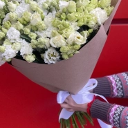 Букет из 21 эустомы  2