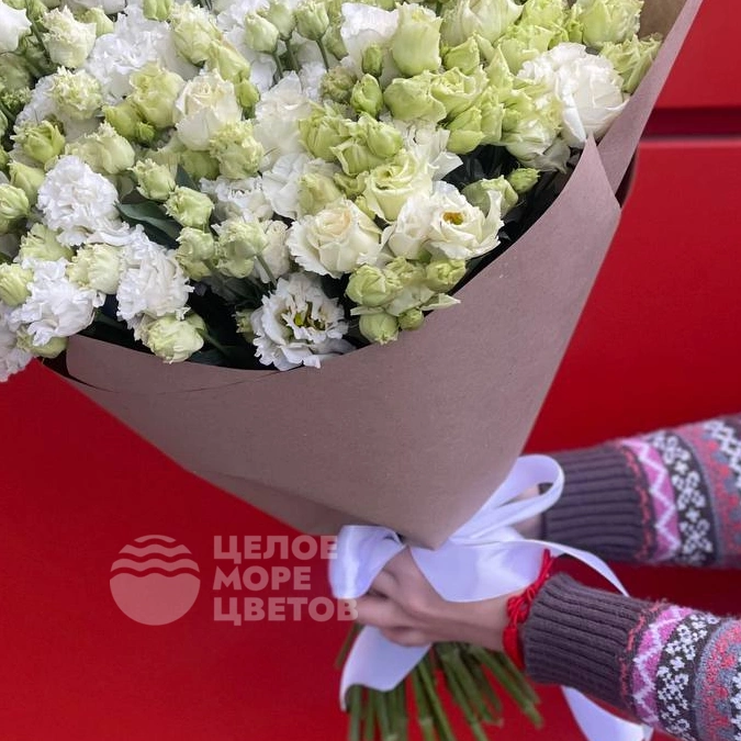 Букет из 21 эустомы 