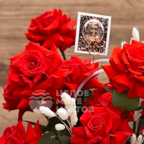 Композиция с французской розой 