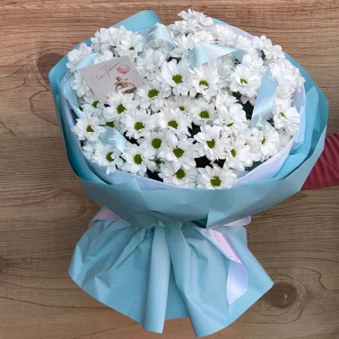 Букет из 7 веточек хризантем 