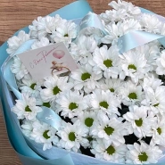 Букет из 7 веточек хризантем  1