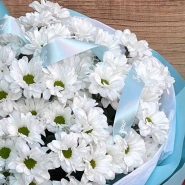 Букет из 7 веточек хризантем  2