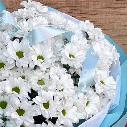 Букет из 7 веточек хризантем 