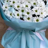 Букет из 7 веточек хризантем  3