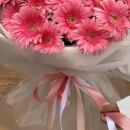 Букет из 21 герберы  3