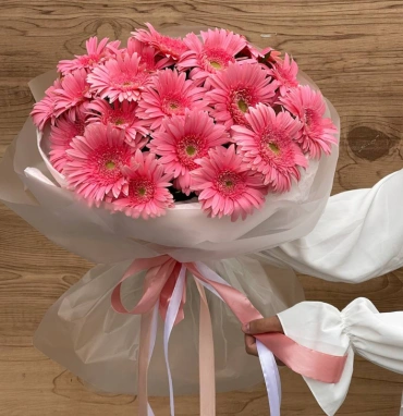 Букет из 21 герберы 