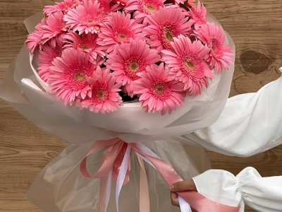 Букет из 21 герберы 