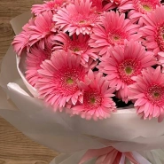 Букет из 21 герберы  1