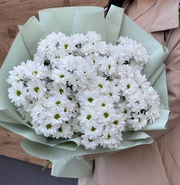 Букет из 9 веточек хризантем 