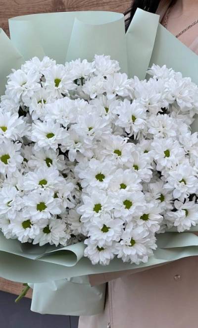 Букет из 9 веточек хризантем 