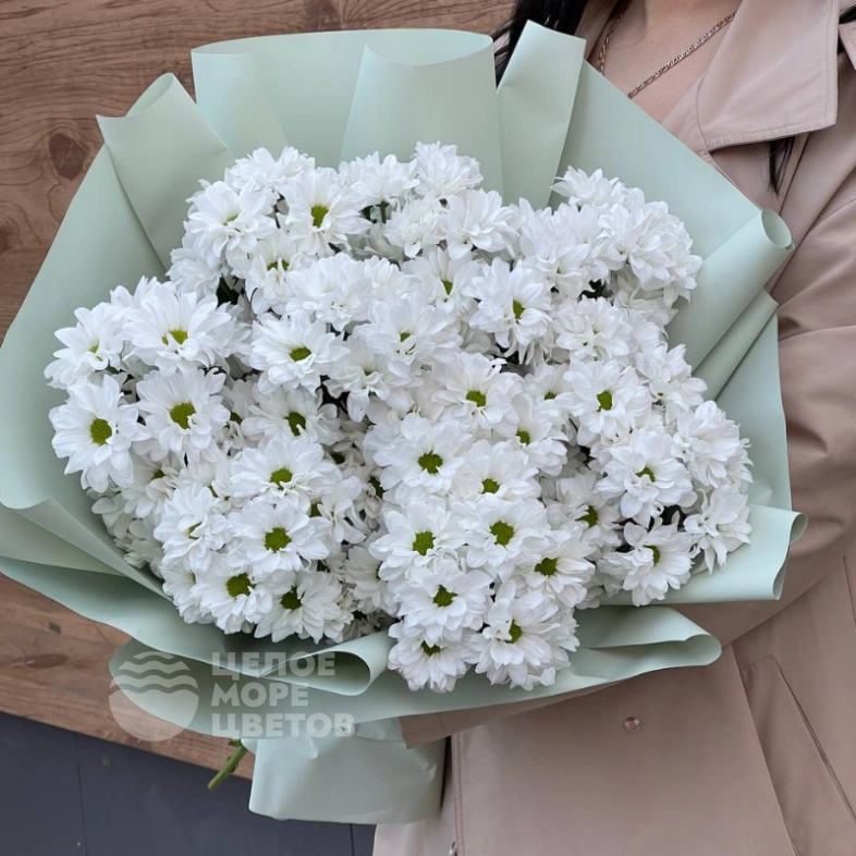 Букет из 9 веточек хризантем 